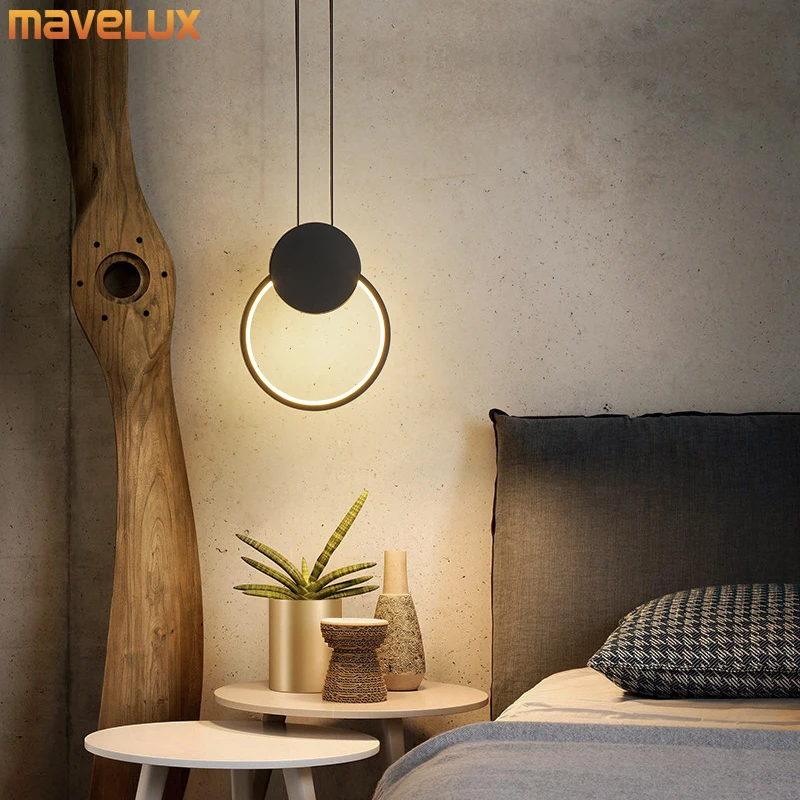 

Minimalist Acrylic Pendant Lights Led Chandelier Light For Living Room Study Bedroom Bedside Restaurant Creative Indoor Lighting