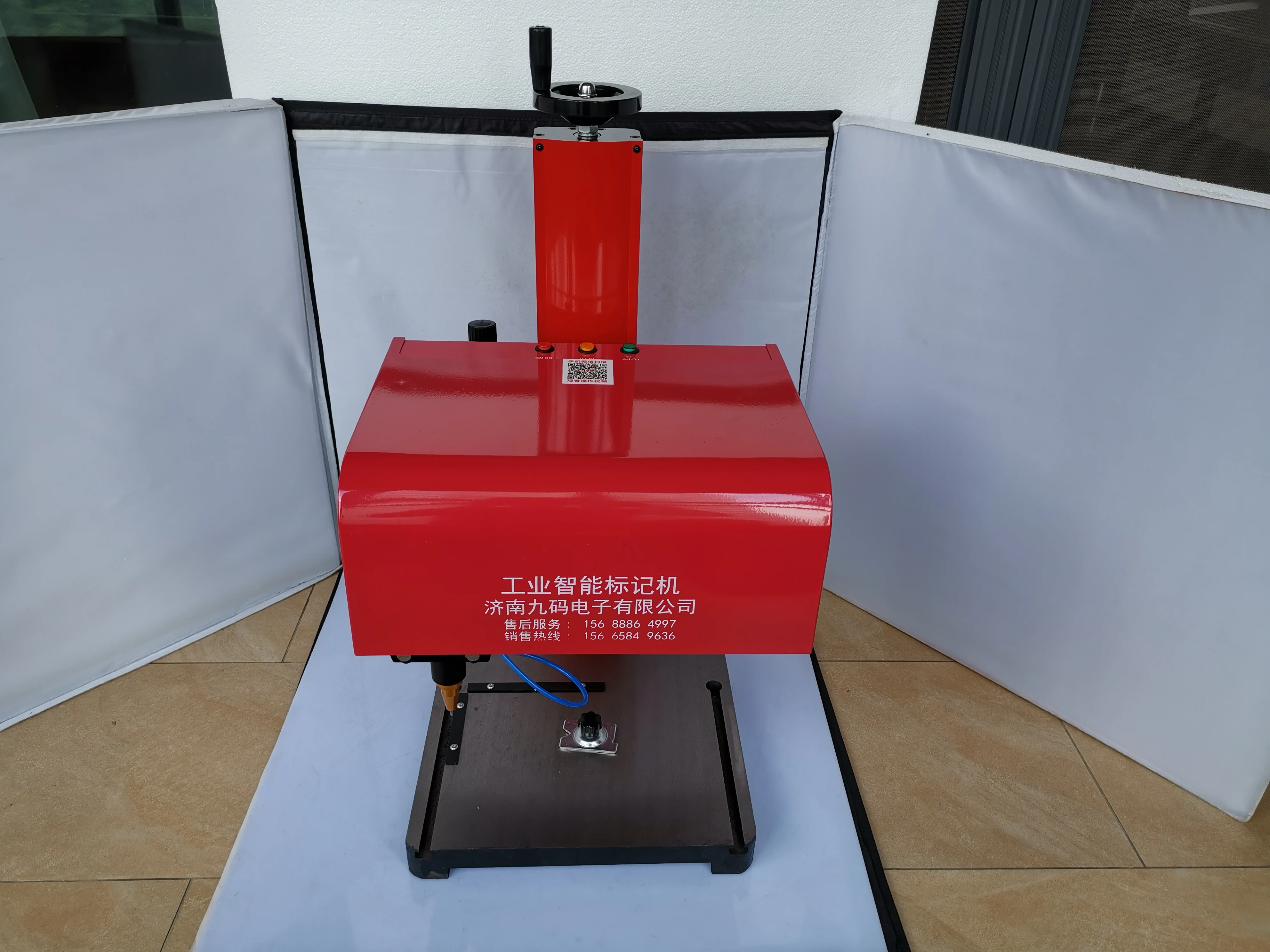 JMQ-200x150mm  flat pneumatic marking machines, nameplate marking machines, USB computer connection control data