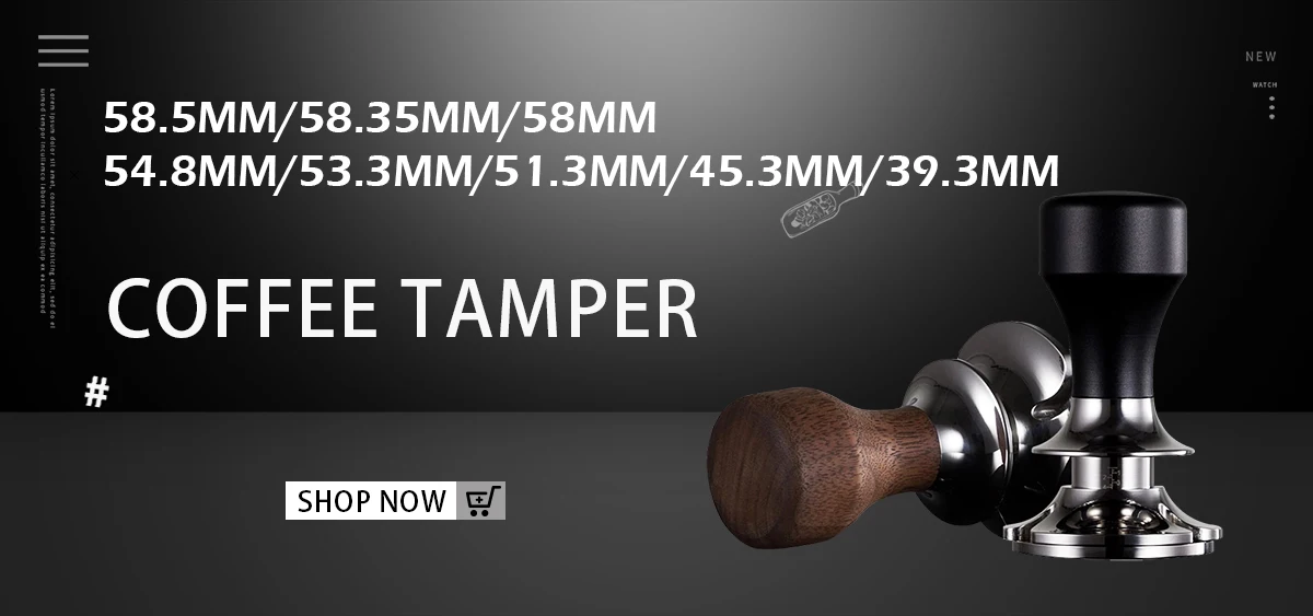 51mm/53mm/58mm Kaffee Filter Halter Tamper Stehen Buche Nussbaum Holz Espresso Distributor Matte Basis rack Für Barista Zubehör – Detail 3