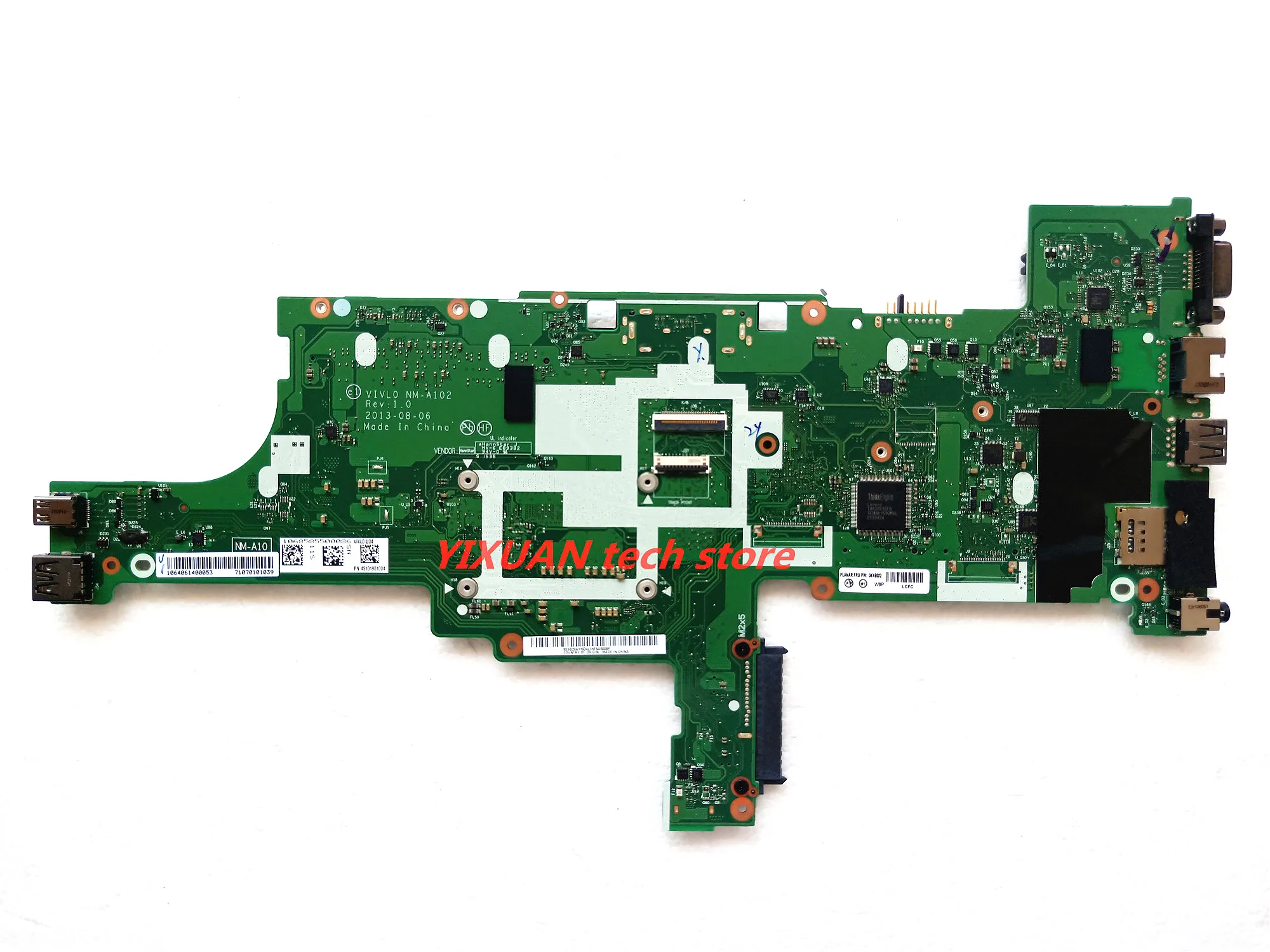 I5-4200U/4210U NM-A102 Laptop motherboard for Lenovo Thinkpad T440 motherboard FRU:00HW201 04X4016 100% test work