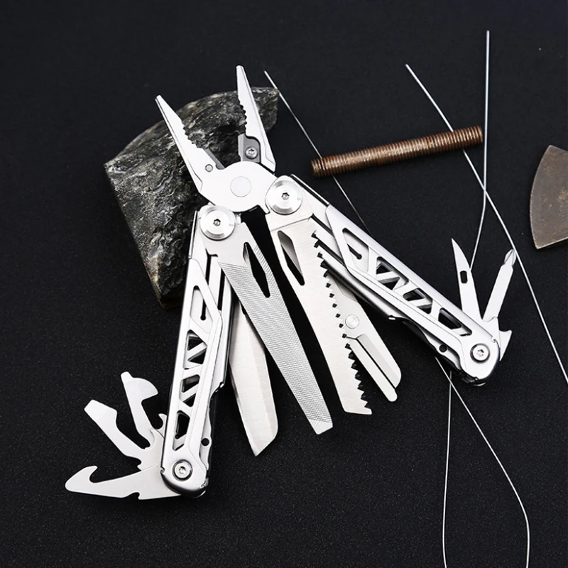 

EDC Camping Hardness HRC78K Multitool Plier Cable Wire Cutter Multifunctional Multi Tools Outdoor Camping Folding Knife Pliers