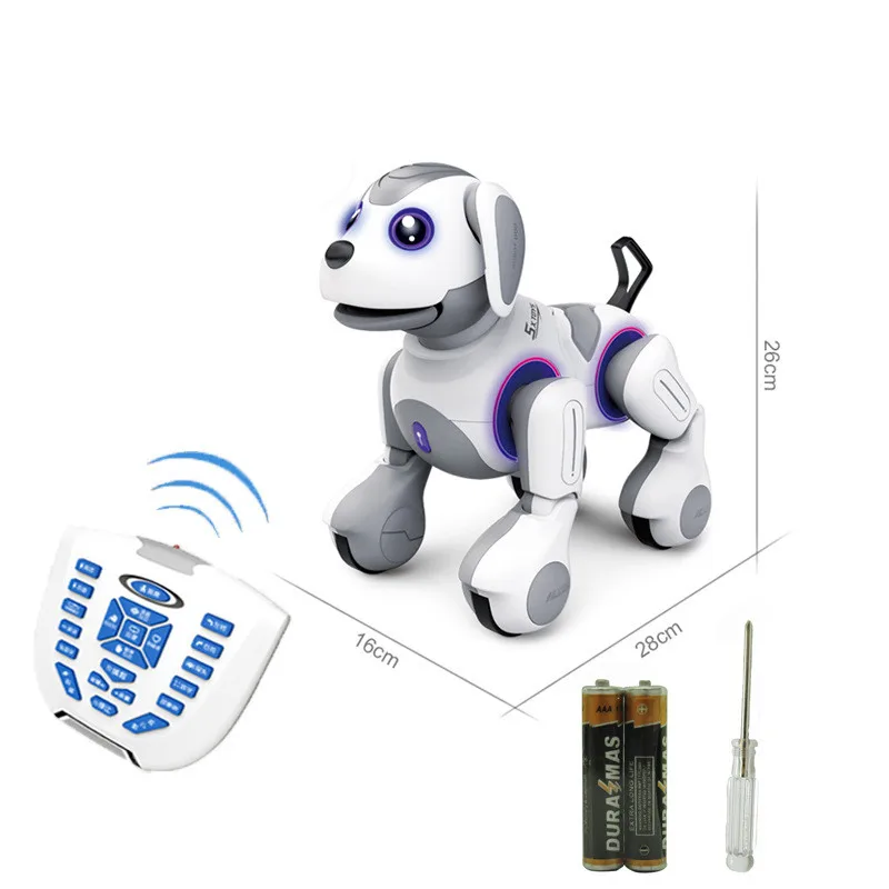 Puzzle Frühe Bildung Fernbedienung Roboter Hund Intelligente Programmierung Touch Sinn Singen Tanzen Elektrische Smart RC Hund Haustier