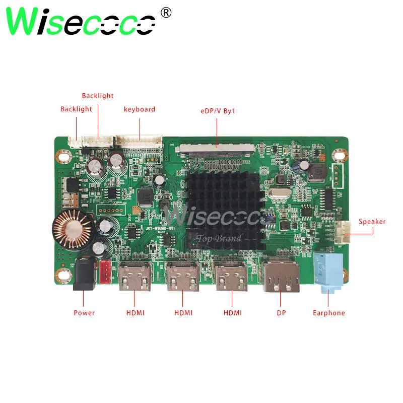 Imagem -06 - Wisecoco 23.8 3840 2160 Mv238qum-n20 4k 30 Pinos Tela de Exibição com Backlight Interface Placa Motorista para Raspberry pi Ps4