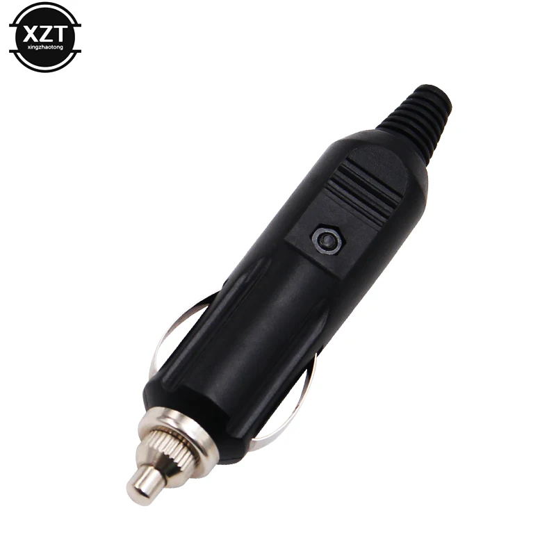 hot 12V 24V 10A Car Accessory Male Cigarette Lighter Socket Converter Plug plastic and metal