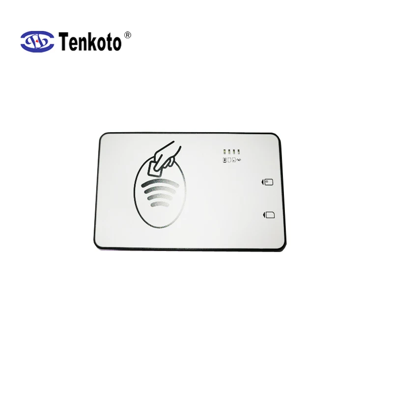 Wireless Bluetooth Contactless RFID IC Chip Insert SIM Wireless NFC Card Reader Writer