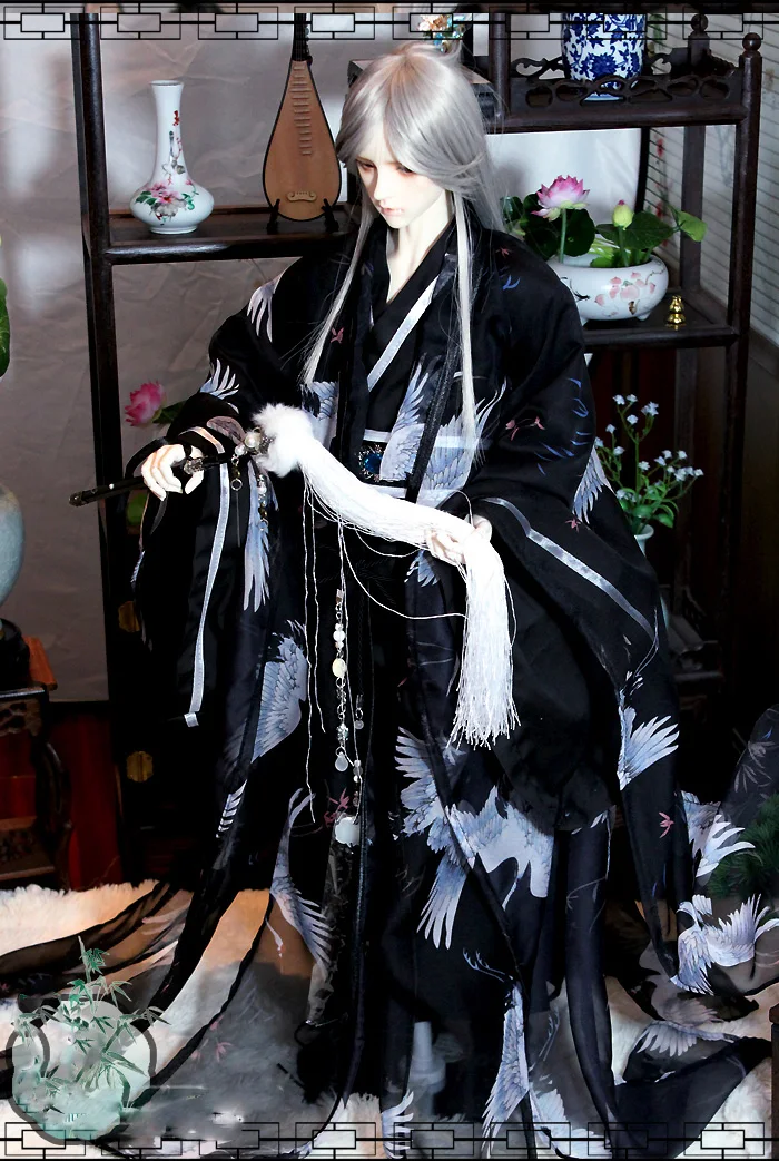 1/4 1/3 scale BJD clothes ancient costume dress Hanfu for BJD/SD MSD SD13 SSDF ID72 HID strong Uncle doll accessories C0209