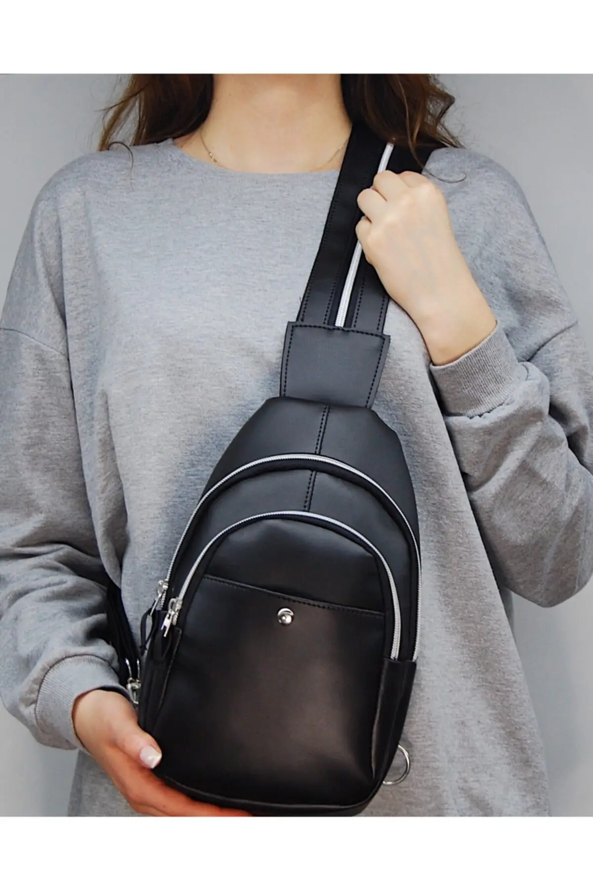 Tas Ransel Wanita Warna Hitam dan Tas Bahu