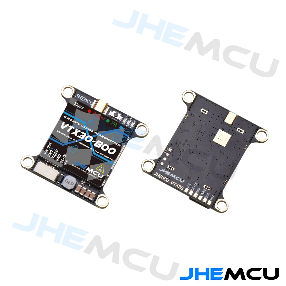 JHEMCU VTX30-800 VTX5848 LITE 40CH 5.8G 25/100/200/400/800mW Switchable VTX Video Transmitter Module OSD Control For FPV