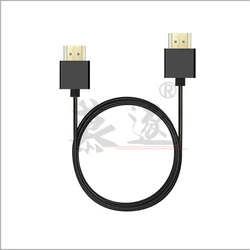 Ultra Slim Thin hdmicable Male to Mini Micro HD-compatible Male Super Soft Thin OD 3.0 Cable 2k*4k hd @60hz 30cm/60cm/1m