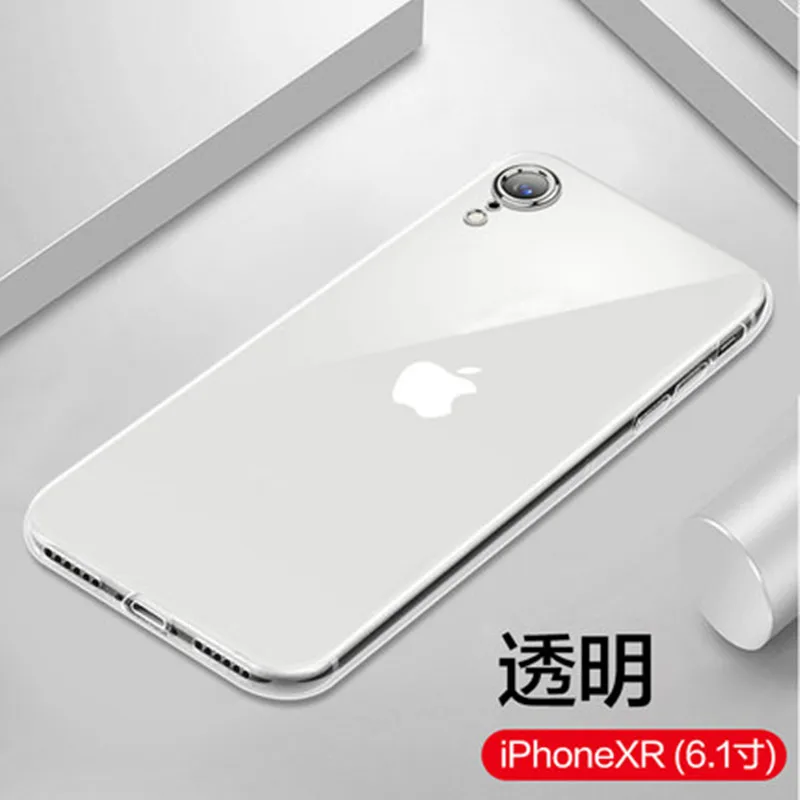 Ultra Clear  HD Crystal Soft TPU Silicone Phone Clear Transparent Case for Apple iPhone X XS XR 11 12 13 Mini 14 Plus 15 Pro Max