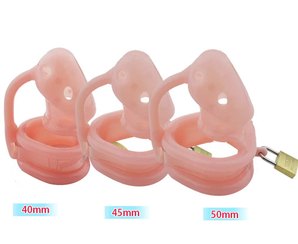 4 Colors Soft Silicone Chastity Device Birdlocked Pico Massage Spikes Small Cock Cage For Men Chastity Belt Bdsm Sex Toys