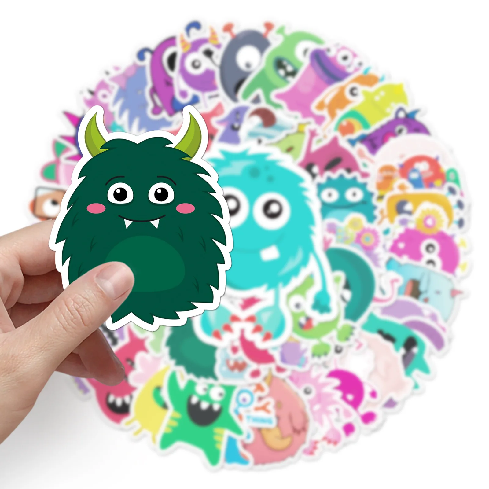 10/30/50PCS Small Monster Cartoon Cute Reward iPad Graffiti Waterproof Sticker Suitcase Notebook RefrigeratorHelmetWholesale