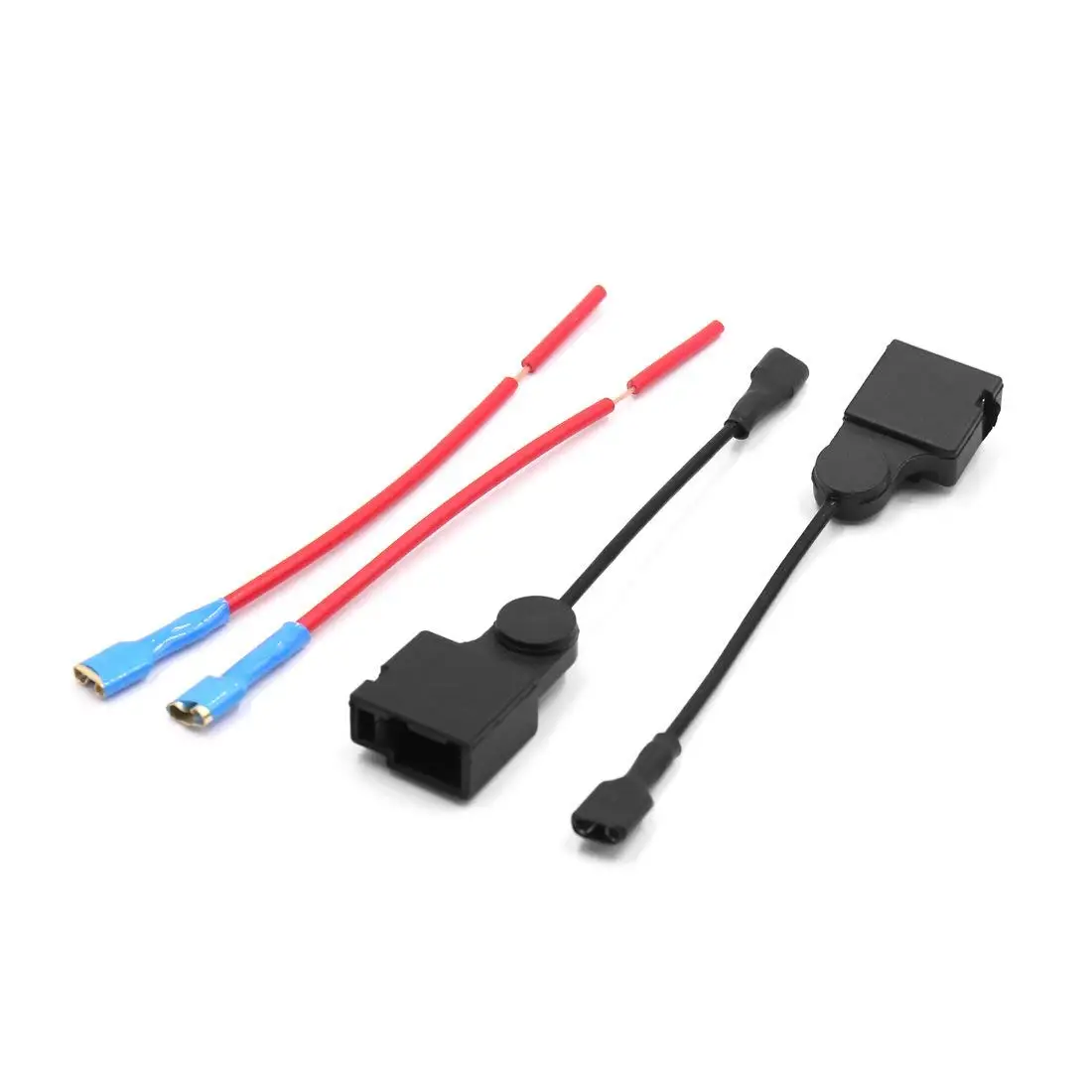 uxcell 2Pcs 4Pcs Plastic Car Horn Speaker Adapter Wiring Harness Pigtail Socket 3.1 inch long harness connector for Toyota