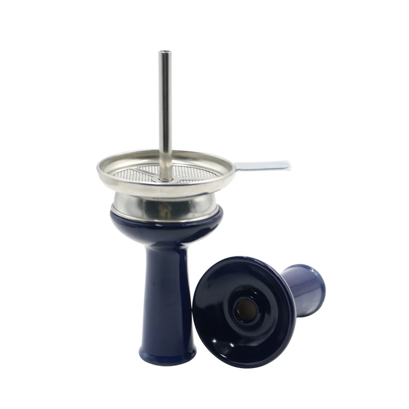 

Hookah Shisha Tobacco Ceramic Bowl With Chicha Charcoal Holder Pipe Screen Sheesha Narghile Smoking Accessories