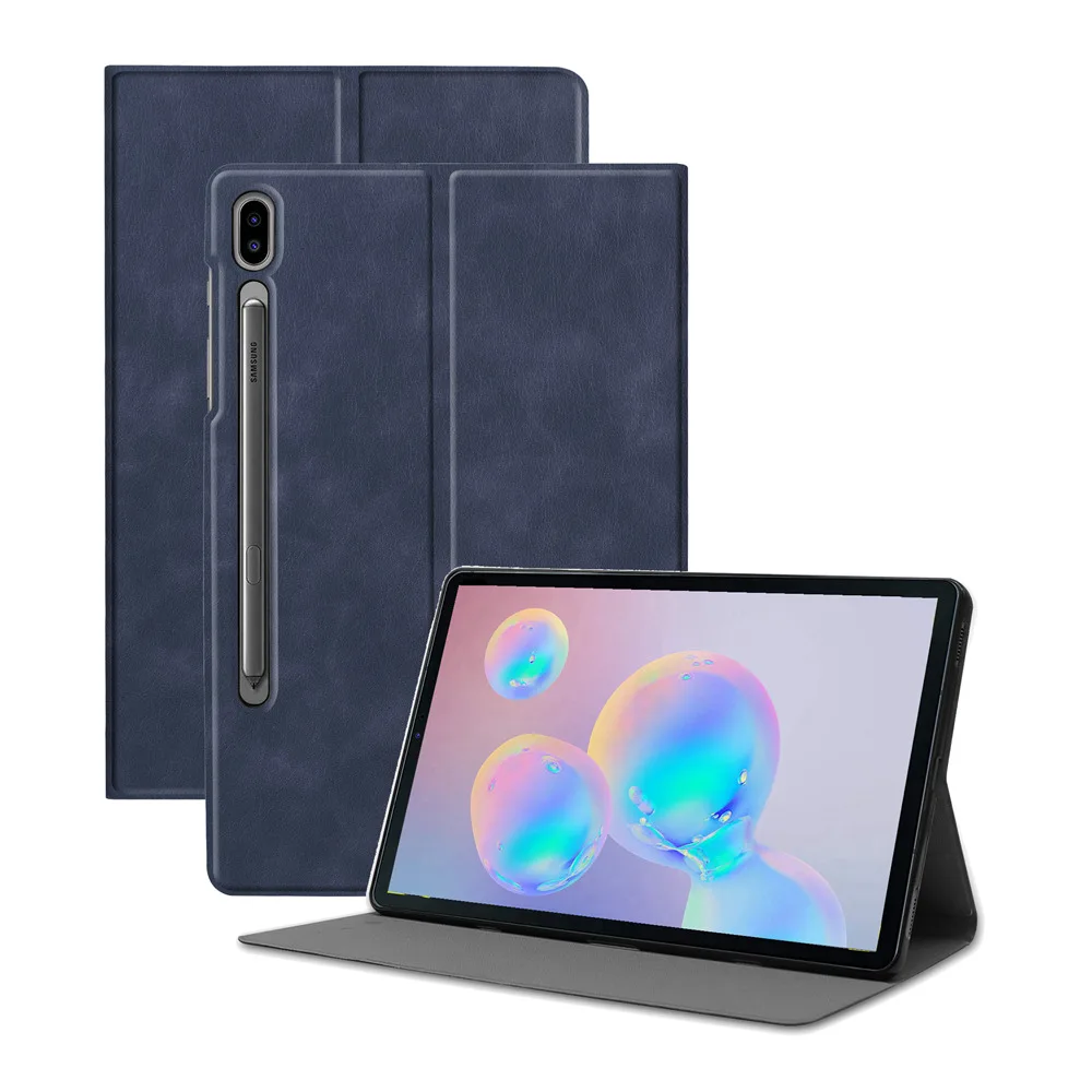 Slim Magnetic Soft Silicone Case For Samsung Galaxy Tab S6 10.5 SM-T860 SM-T865 2019 Tablet Capa Funda TPU Cover