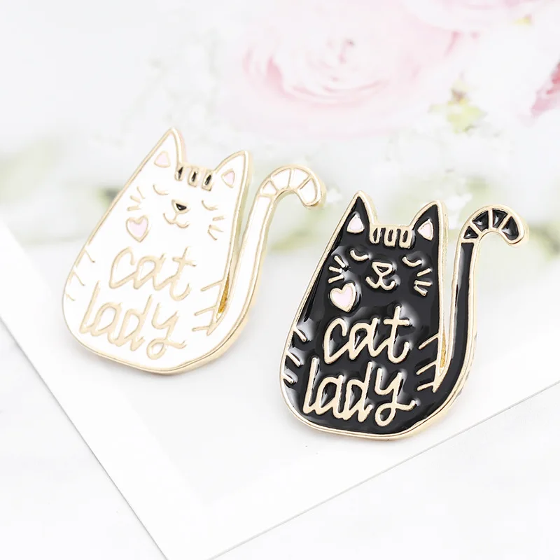 Lapel Pins Cat Dog Brooches Badges Backpack Accessories Enamel Pins Cute Jewelry Gift For Friends Brooch Enamel Pin Broche