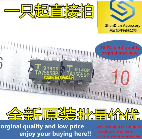 

10pcs only orginal new TA75559P dual operational amplifier integrated circuit chip in-line DIP8