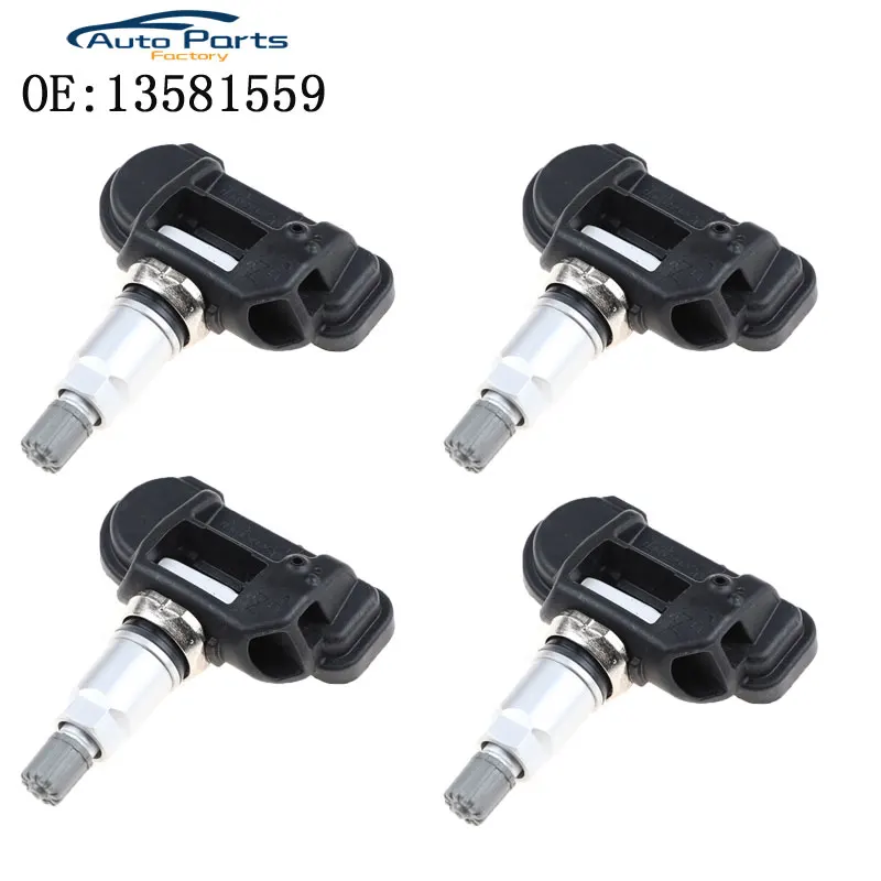 

4PCS New Tire Pressure Monitoring System TPMS Sensor For GMC Chevrolet 315MHZ 13581559