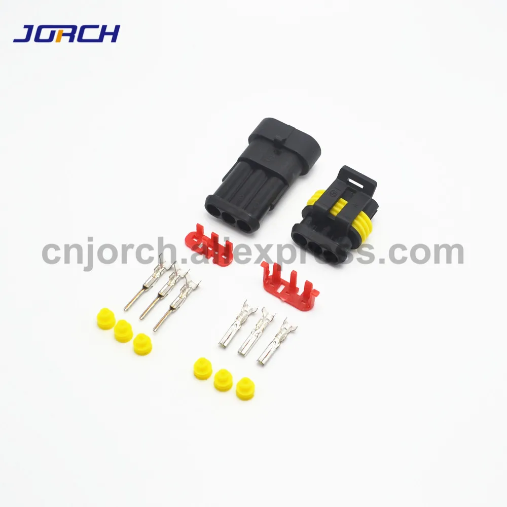 1 set 1/2/3/4/5/6 Pin Way AMP Tyco Super Sealed Automotive Wire Connector terminali elettrici per auto