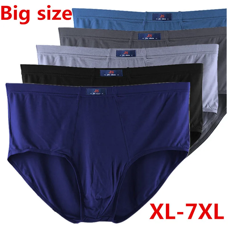 4 Pieces Big Size Men Underwear Solid Panties Briefs Underpants Shorts Homme Undies Undershorts XL 2XL 3XL 4XL 5XL 6XL 7XL 8XL