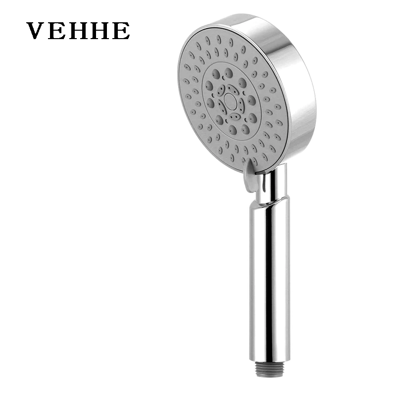 VEHHE high quality adjustable 5 function gear shower head rainfall water saving shower head handhold chrome shower heads nozzle