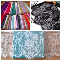 26cm Wide Eyelashes Lace Trim DIY Handmade Decoration Clothing Wedding Dress Lace Skirt Sleeve Accessories Fabric