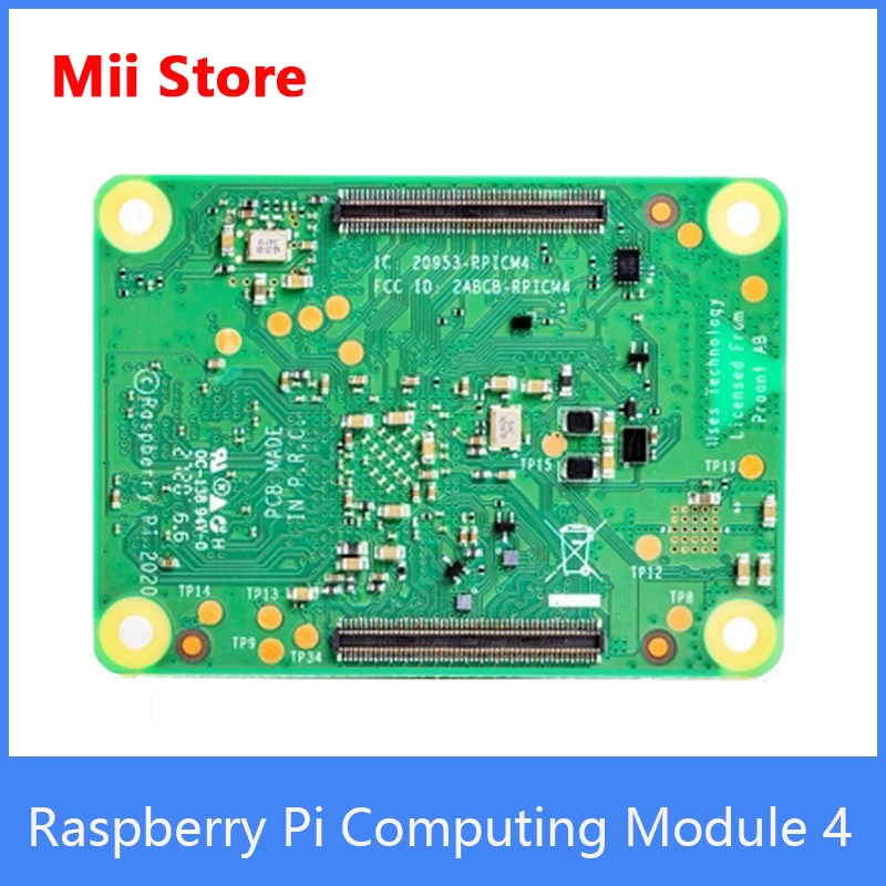 Modul Perhitungan Raspberry Pi 4 dengan Ram 1GB/2GB/4GB/8GB 32GB EMMC Flash Opsional Mendukung Wifi/Bluetooth dan Antena Eksternal