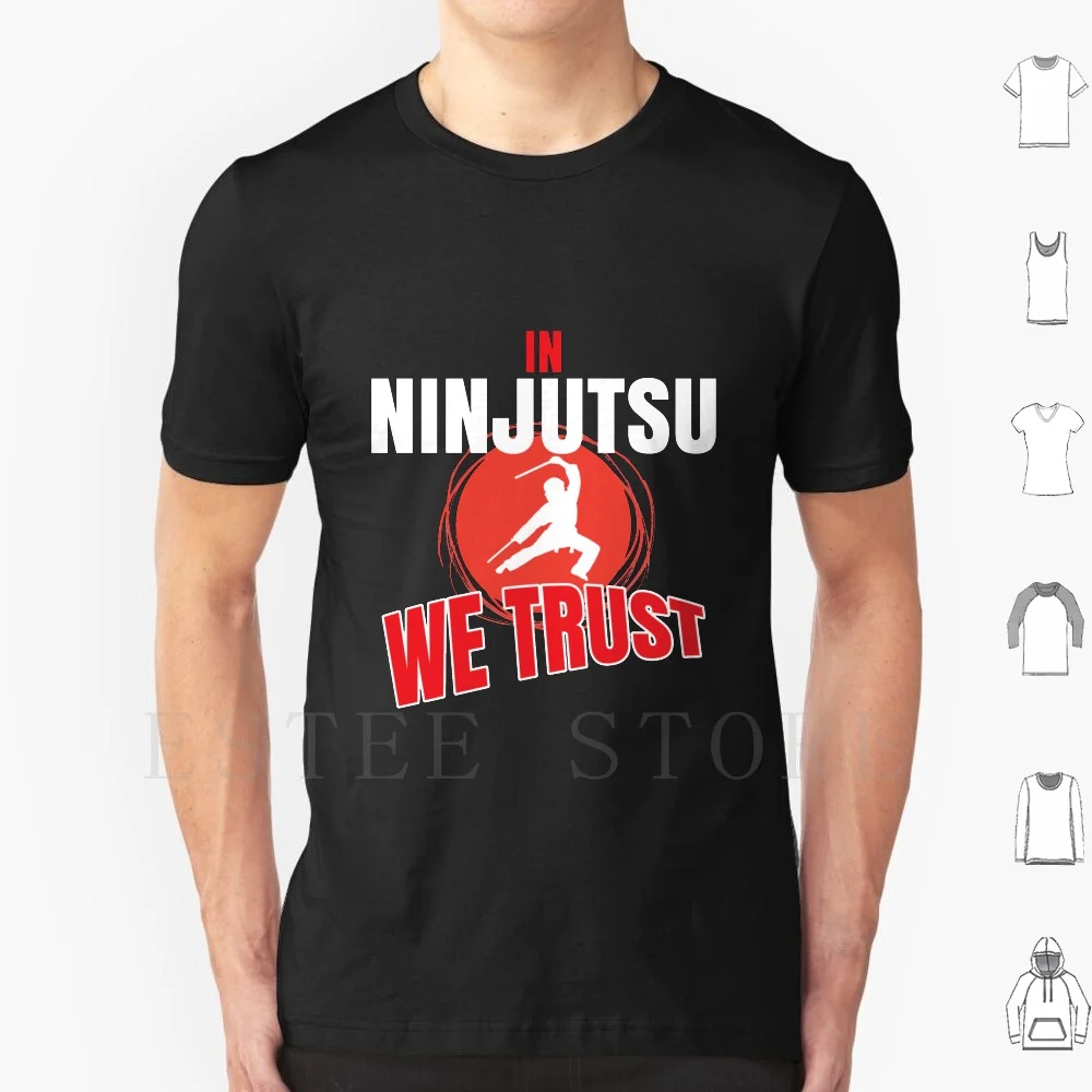 In Nin Jutsu We Trust T Shirt DIY Big Size 100% Cotton Jutsu Ninjutsu Chakra Hand Seals Nin Jutsu