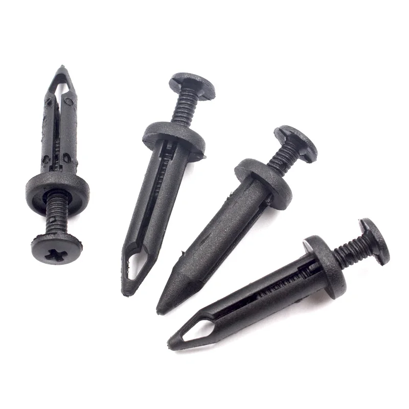 20 Pcs Car Plastic Push Type Rivet Retainer Fastener Bumper Pin Clips For Ford