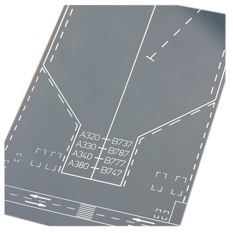miniature  1:400/500  Airport  Aircraft apron  Platform orms  Seat  Plastic 20*30cm