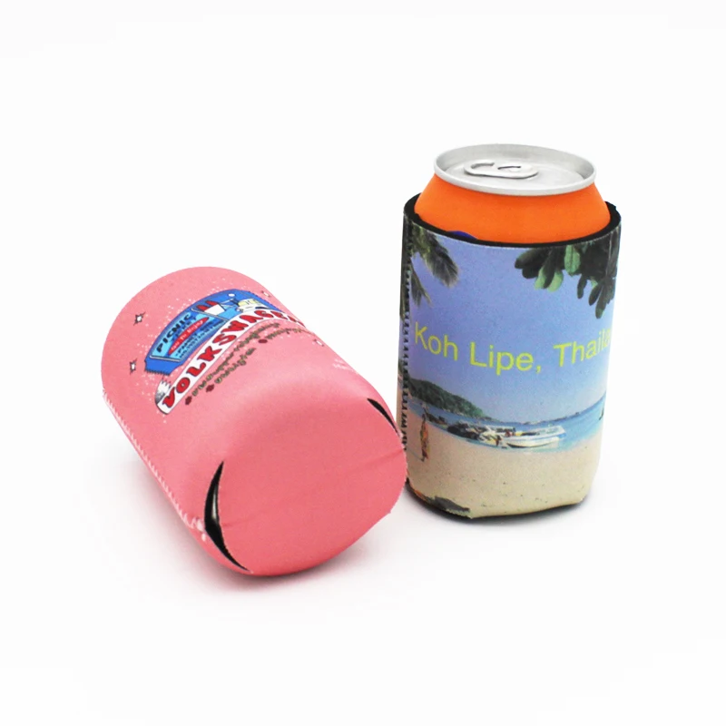 

100 Pieces Can Sleeve Wedding Bottle Cooler Neoprene Small Cooler For Beer Cans Stubbies Can Coolers That Fold Flat Ice Packs