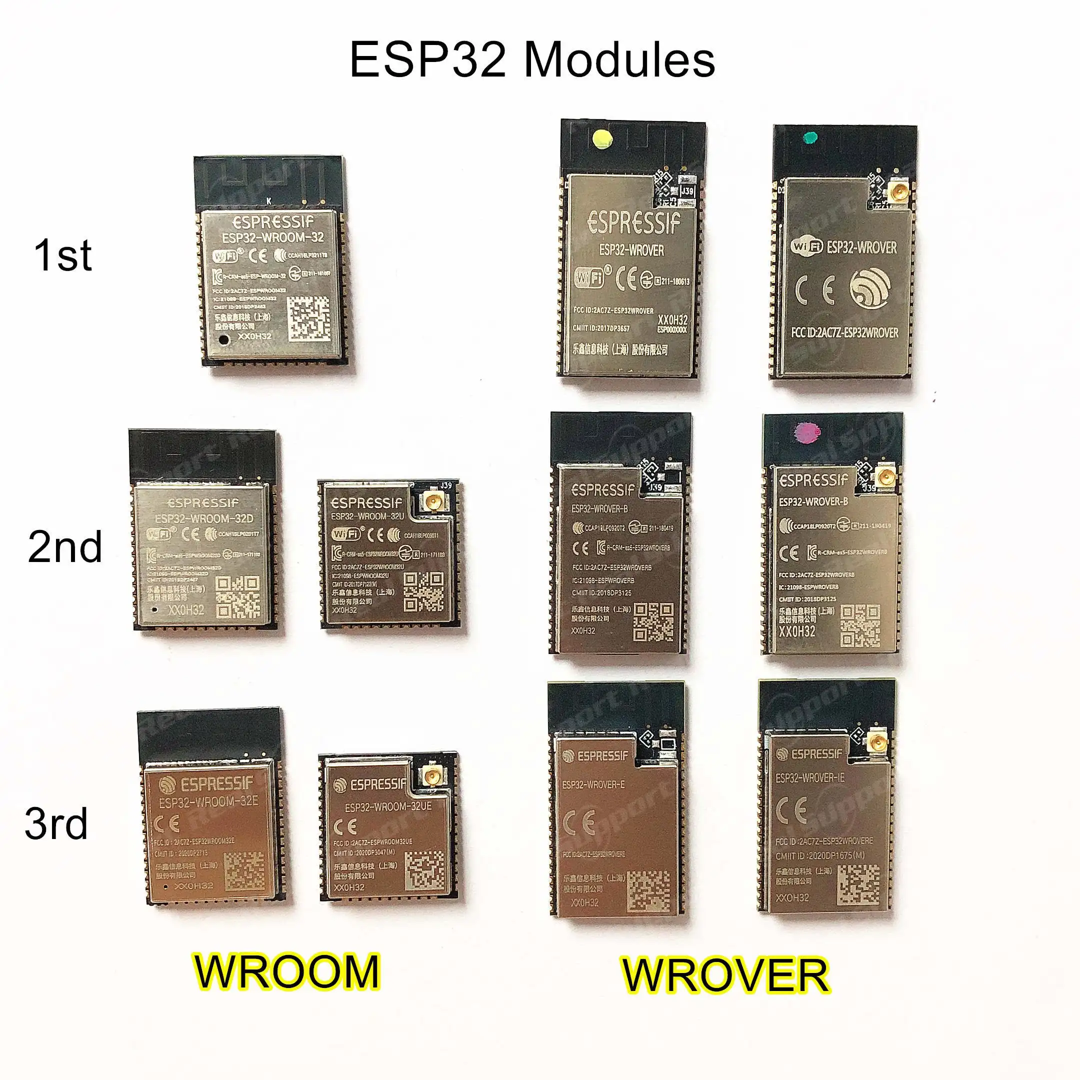 ESP32 ESP32-WROOM-32 32D 32U 32E 32UE ESP32-WROVER-I-IB-B-E-IE Module Espressif Original