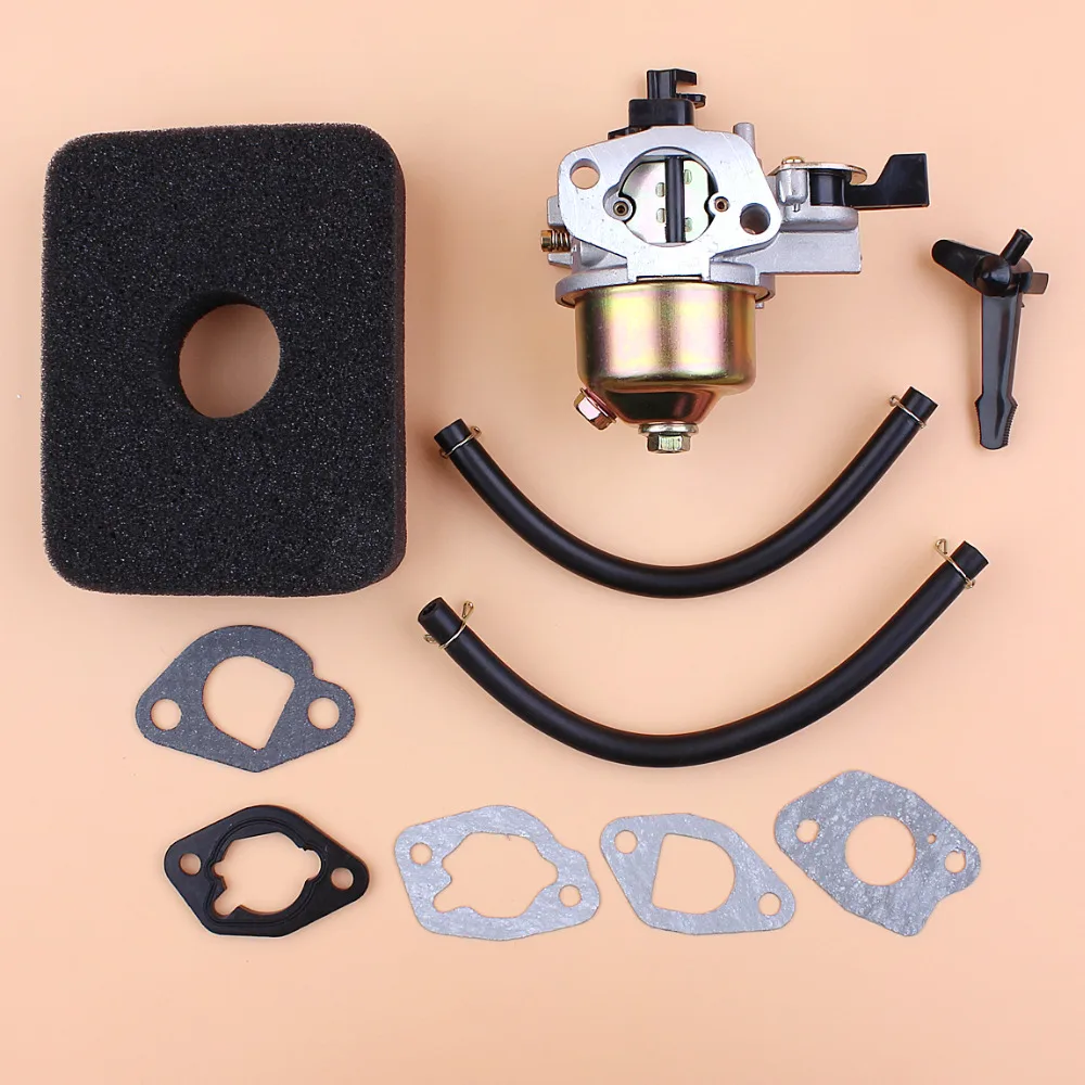 Generator Carburetor Gasket Fuel Line Air Filter Kit For Honda GX160 GX200 Chinese 168F 5.5hp 6.5hp Engine Motor 2-3kw