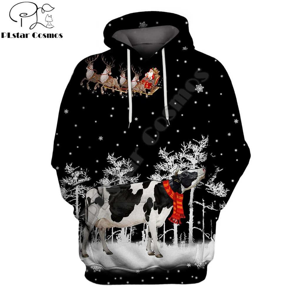 

Farmer Cow Merry Xmas 3D Printed Unisex Deluxe Hoodie Men Sweatshirt Streetwear Zip Pullover Casual Jacket Tracksuit KJ0272