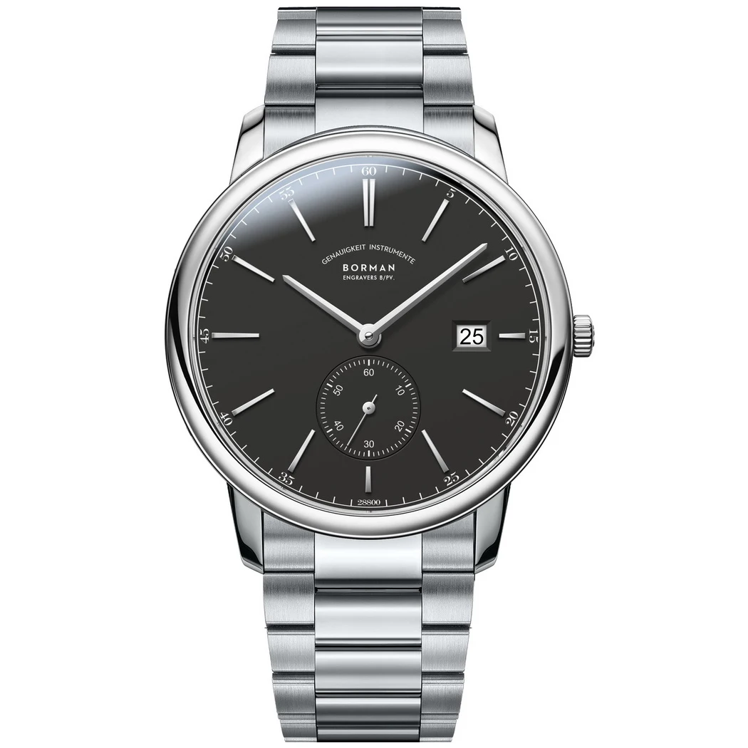 Borman orologi automatici da uomo di lusso ultrasottile orologio da polso maschile orologi da polso meccanici moda 50M specchio zaffiro impermeabile