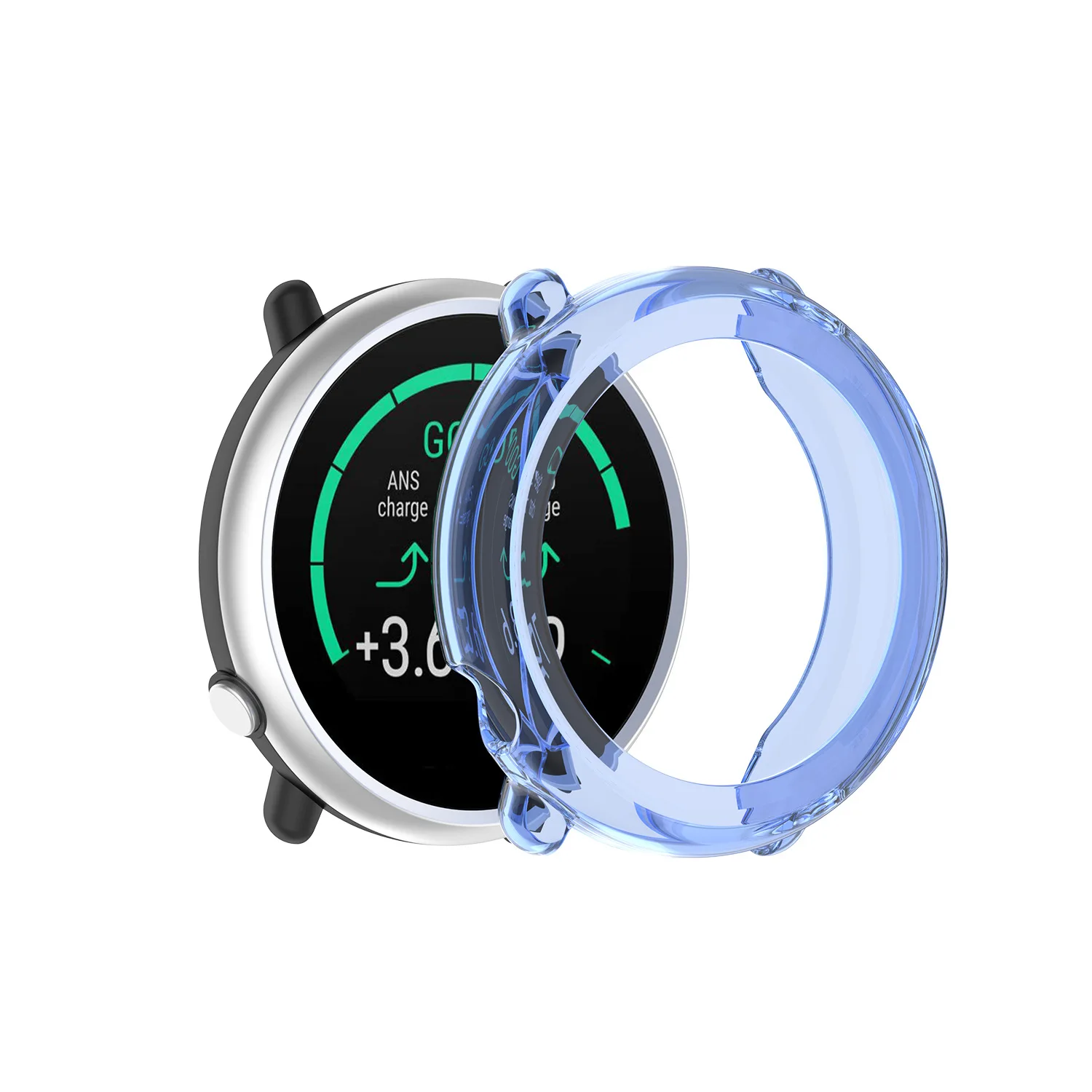 Armação de tela de vidro macio tpu, capa protetora de tela para polar ignite 2 watch ignite2 sport smartwatch, capa amortecedora protetora