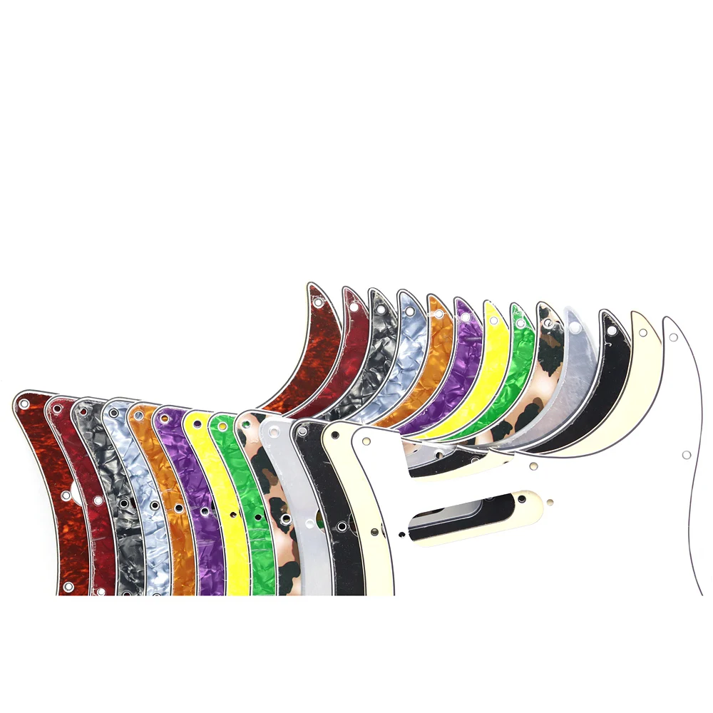 3Ply Electric Guitar PVC 13 Coloer 11 Hole SSH Pickguard With Screw Guitar Scratch Plate for ST Guitar