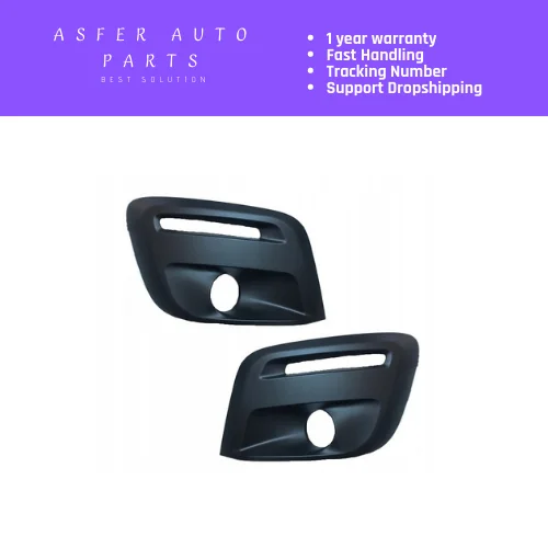 Front Bumper Fog Lights Frame For Citroen Berlingo Peugeot Partner 2015-2019 Left And Right 2 Pcs Set Oem 1613564780 1613564680