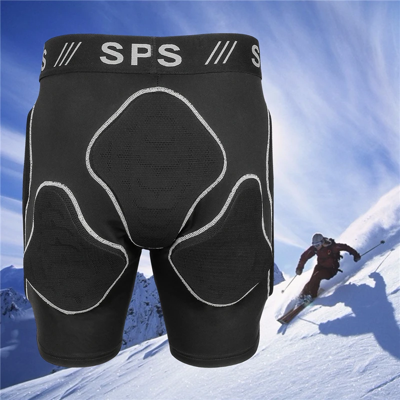 WEST BIKING Hip Padded Shorts Snowboard Skating Skiing Biking Protective Shorts Thick Padding 360° Protection Hip Protector Pads