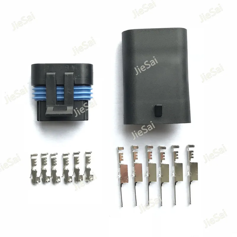 Delphi Metri-Pack 150.2 Verzegeld Vrouwelijke Mannelijke 6 Pin 12066317 12162261 Gm Tps Platte Gaspedaal Automotive Waterdichte Connector