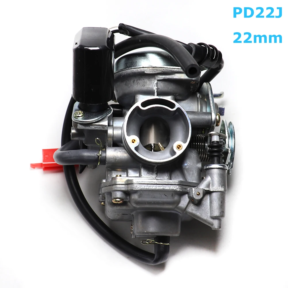 22mm Carb Motorcycle Carburetor for Chinese PD22J 50cc 60cc 80cc 100cc 139QMB 139QMA Scooter Moped ATV Go-Kart