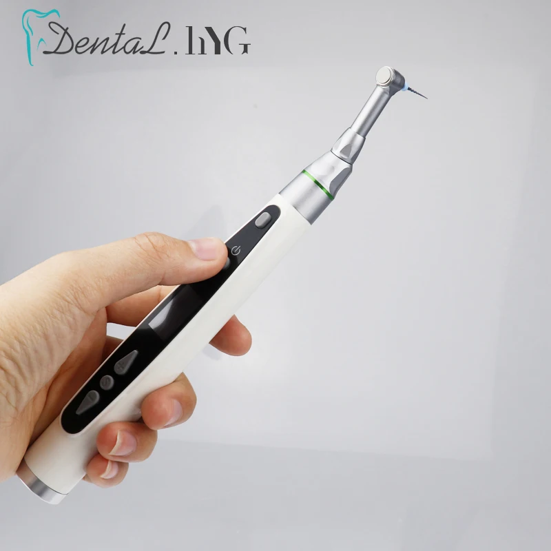 LED Dental Endo Motor Wireless 16: 1 Reduction Contra Angle Endo Mate Treatment Dental Instrument Spare Parts 9Models Setting