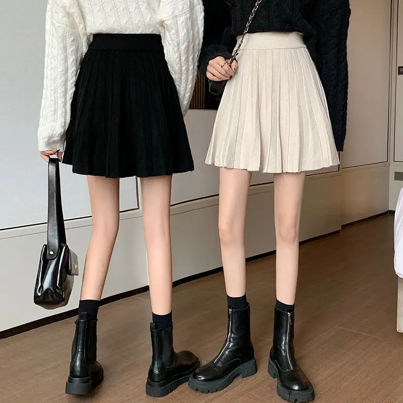 Mini jupes plissées pour femmes, bas féminins, mode, design solide, plis élégants, Tender Ins Streetwear, Harajuku, compromis