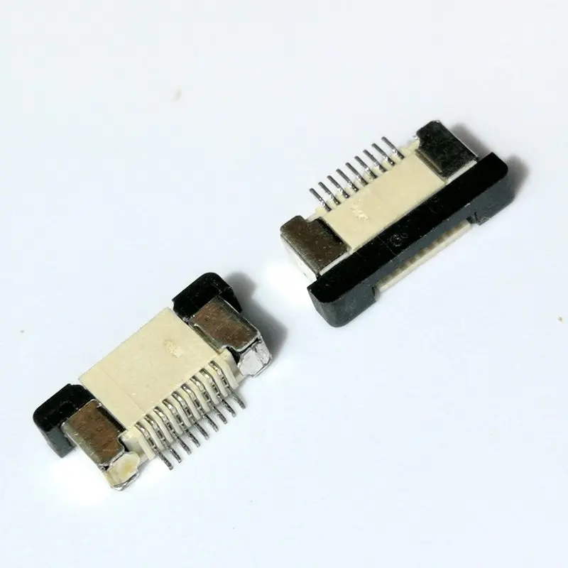 10PCS Drawer Top Contact Type 0.5mm 1.0mm 4P 5P 6P 7 8P 10P 11 12P 13 14P 15 16 18P 20P 24P 26P 30P FPC Connector Socket FFC