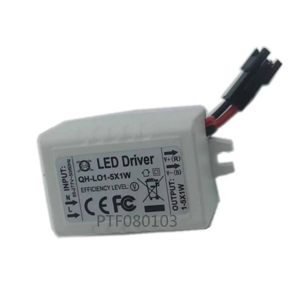 2PCS Driver LED a corrente costante 1-5x1W 300mA 3-16V 1W 3W 4W 5W lampada esterna SMD COB trasformatore di illuminazione