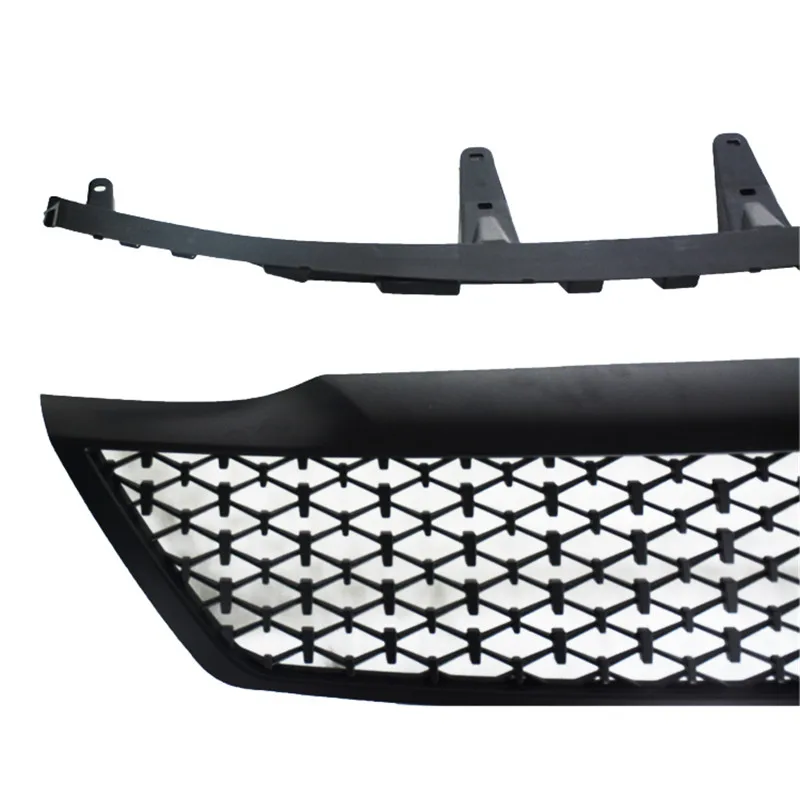 DOOD OEM DESIGN MODIFIED FRONT RACING GRILLS FRONT MESH MASK TRIMS COVER GRILLE FIT FOR FORTUNER 2012 2013 2014 FRONT BUMPER