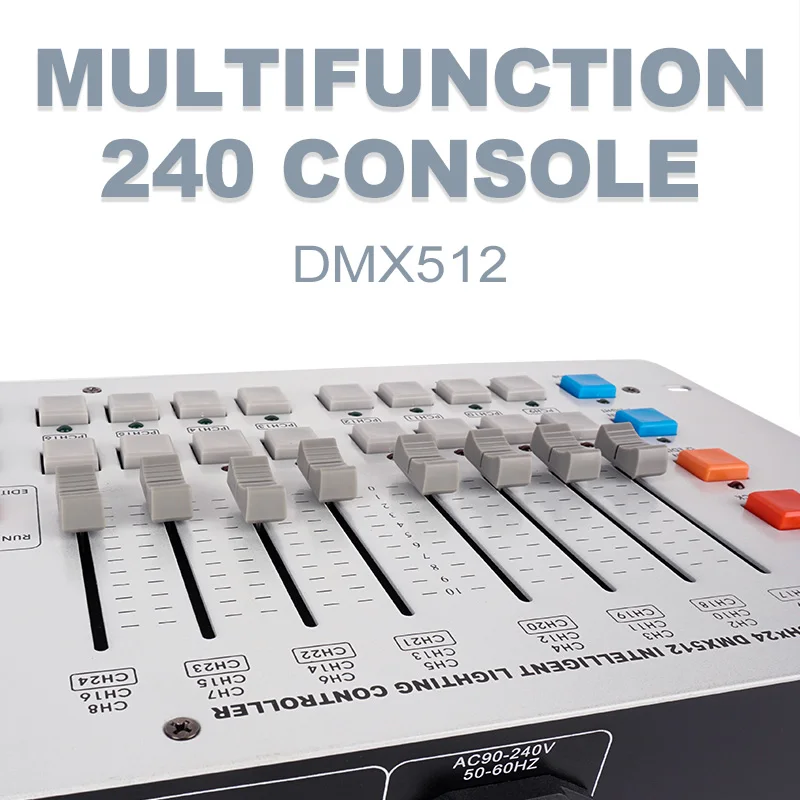 Console d'éclairage de scène pour DJ LED, contrôleur DMX, équipement d'éclairage, 240
