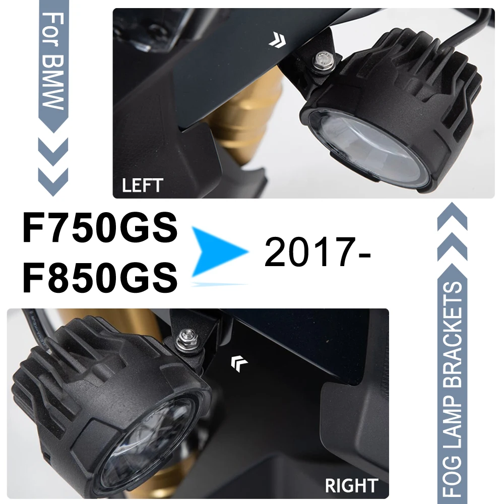 

Новые монтажные кронштейны светодиодного точечного рабочего освещения Пара левых и правых для BMW F750GS F850GS F 750 GS F 850 GS 2017 -