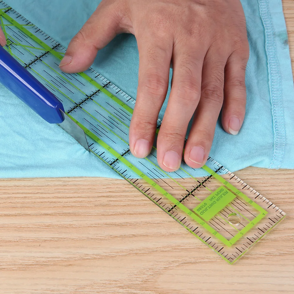 5*30cm Clear Sewing Ruler Patchwork Ruler with Grid Lines Tailor Yardstick Essential DIY Dedicated Patchwork Ruler sewing Tool