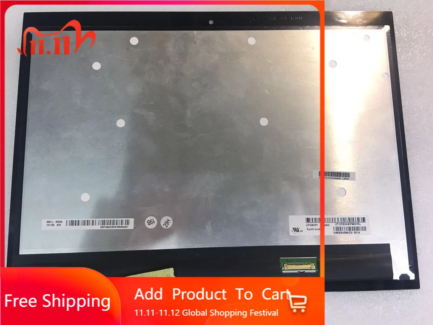 

Original 12 inch Laptop Screen For HP Pavilion X2 12B 12-b010nr 12-B020NR FHD 1920*1080 LED LCD Touch Screen Digitizer Assembly